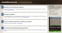 Desktop Screenshot of jasondentler.com